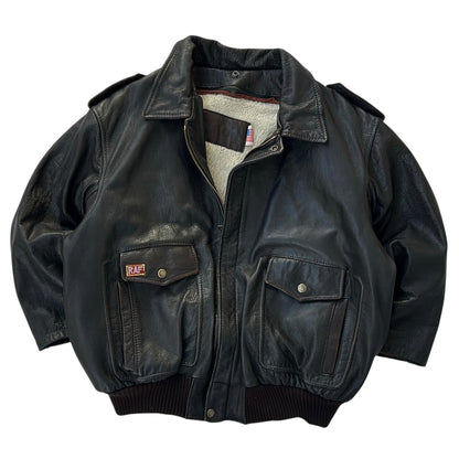 Vintage SCHOTT x RAF Leather Bomber Jacket / Flight Jacket