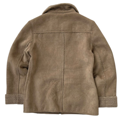 Sherpa Style Zip Up Jacket With Fuzzy Inside