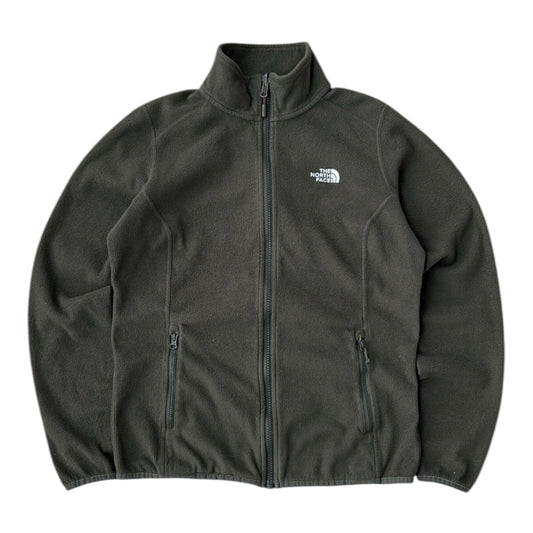 The North Face Khaki Fleece Full Zip Jacket