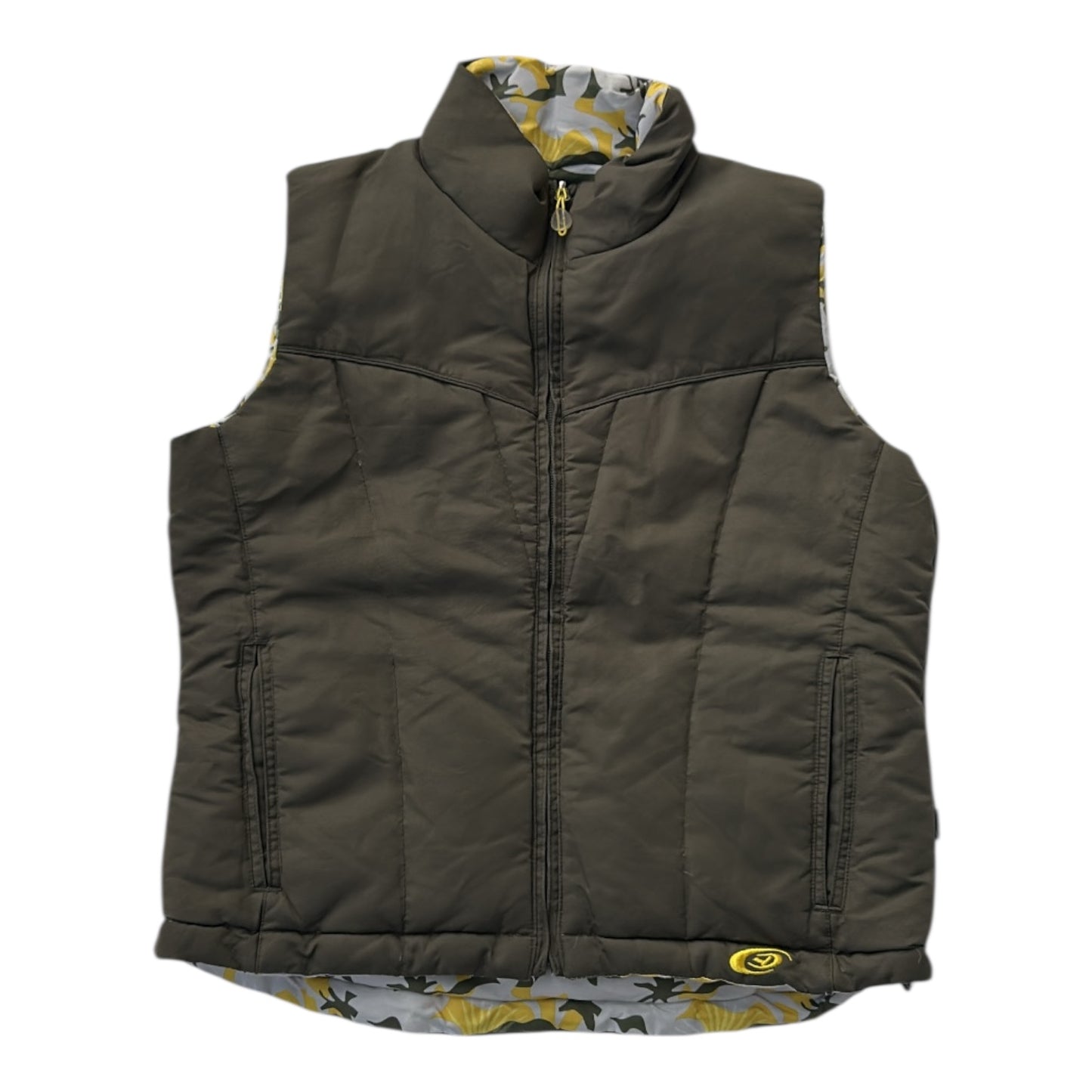 00’s Puffer Double face Puffer Khaki Vest Jacket