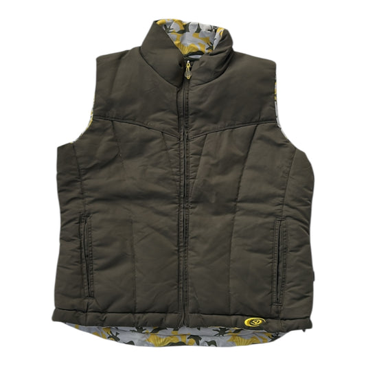 00’s Puffer Double face Puffer Khaki Vest Jacket
