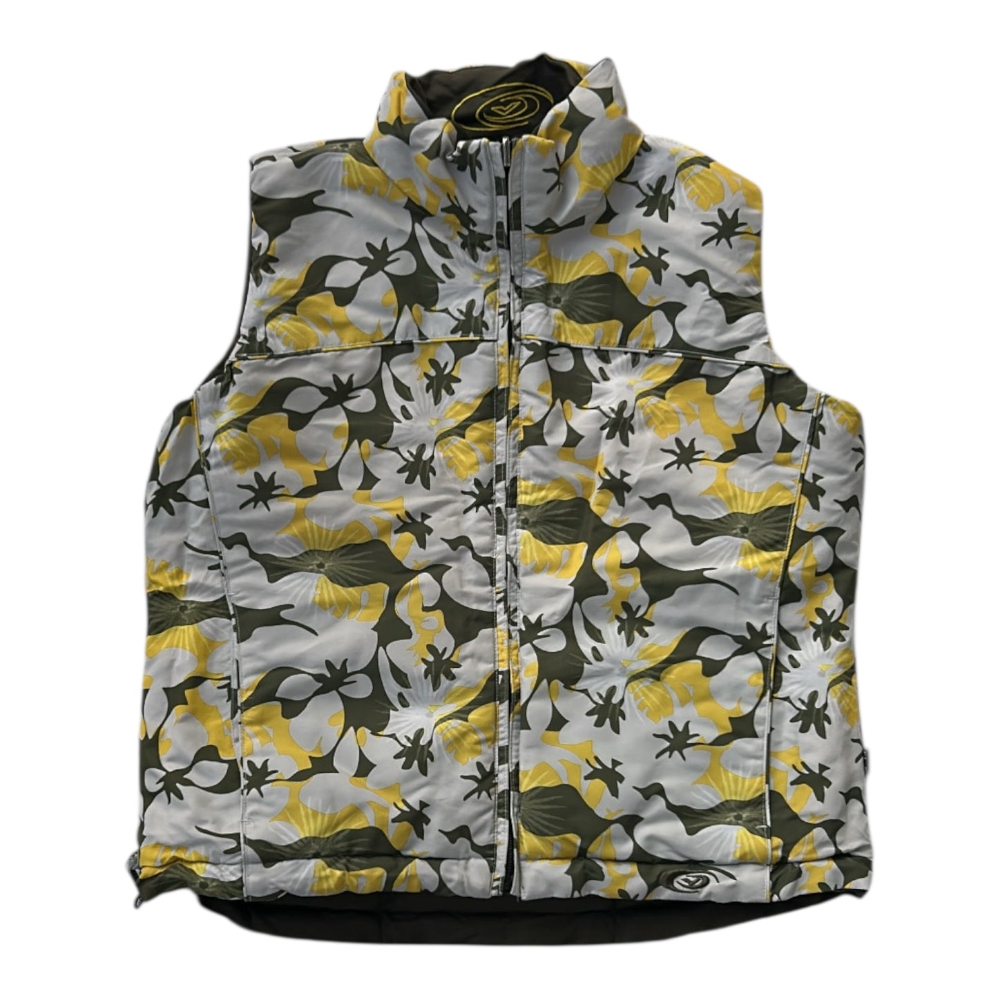 00’s Puffer Double face Puffer Khaki Vest Jacket