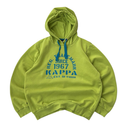 Kappa Lime x Blue Details Hoodie