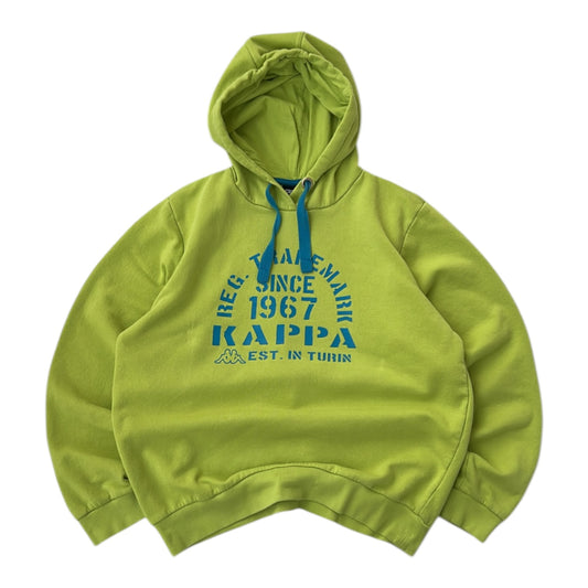 Kappa Lime x Blue Details Hoodie