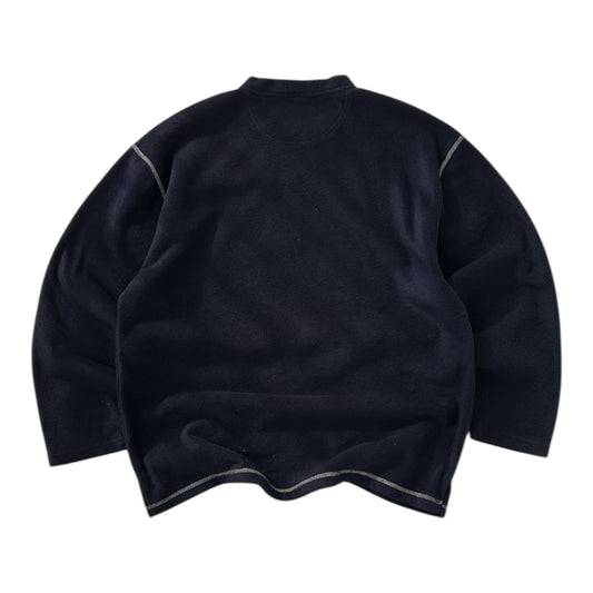 Champion Navy x Red Fleece V-Neck Shirt