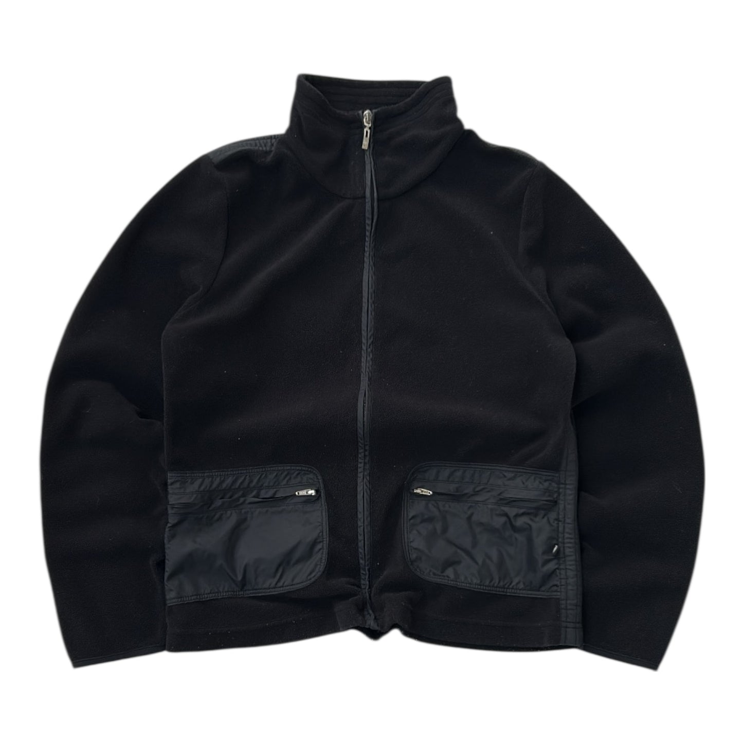 Tom Tailor Black Full Zip Fleece Jacket