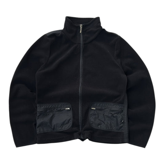 Tom Tailor Black Full Zip Fleece Jacket