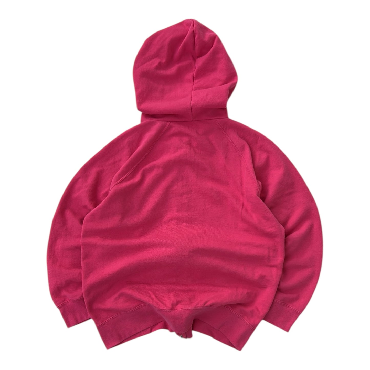 Pink Fruit Of The Loom Hooded Full Zip Jackey