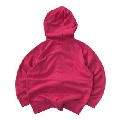 Pink Fruit Of The Loom Hooded Full Zip Jackey