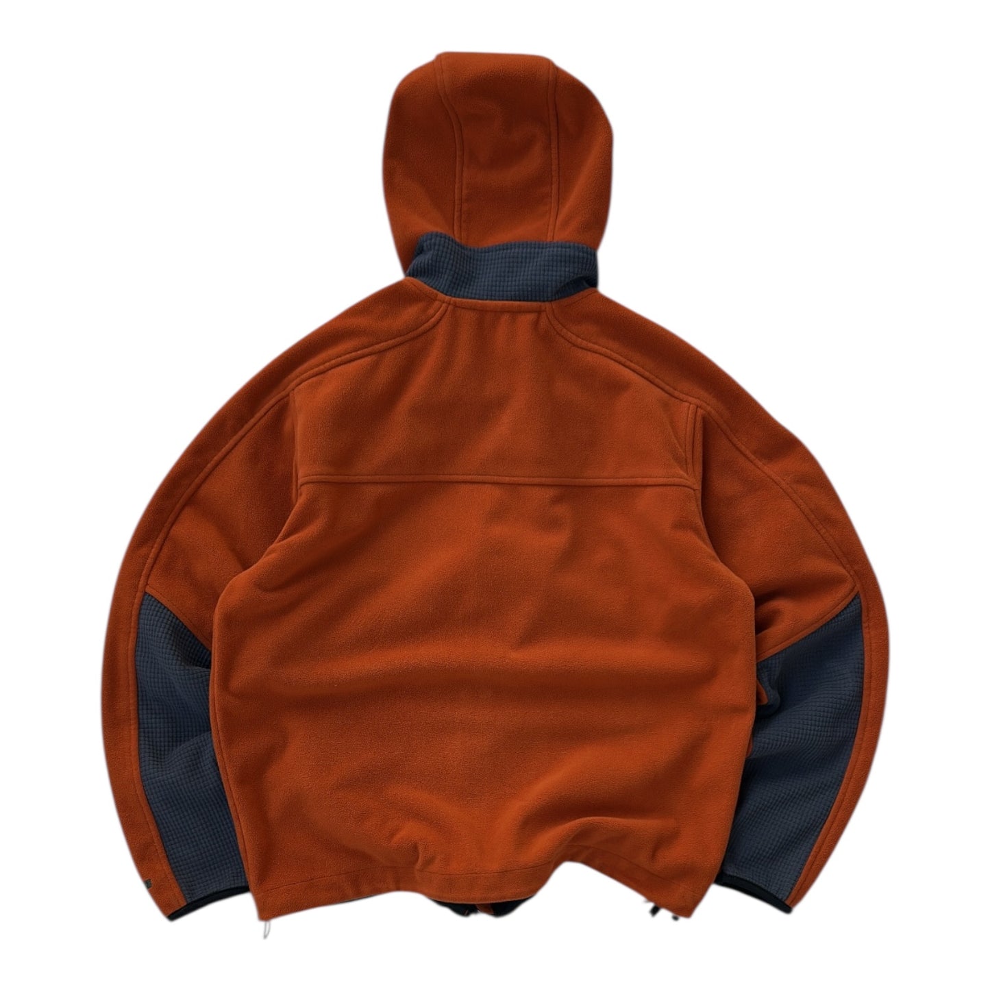 Invicta Orange Full Zip Hooded Adjustable Fleece Jacket