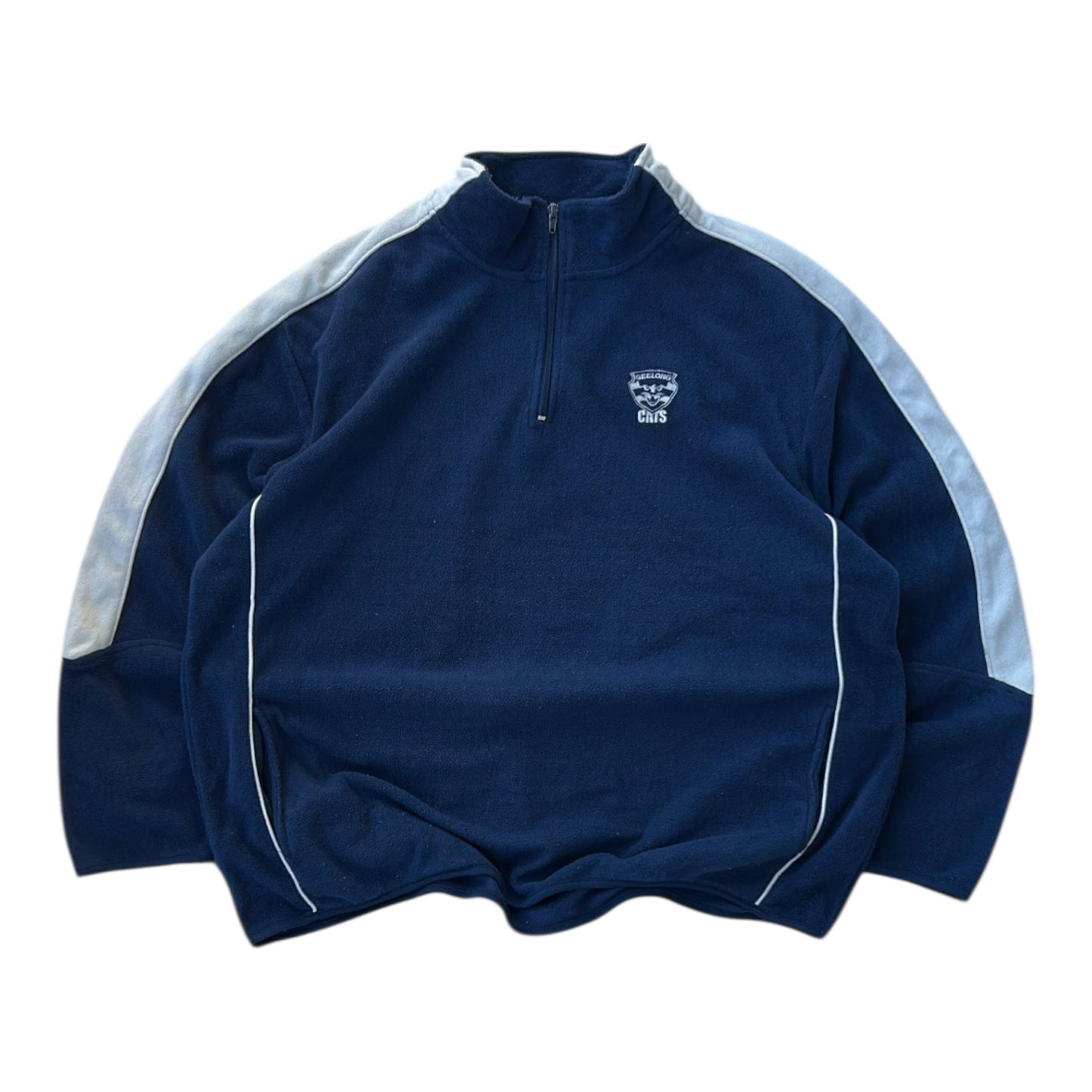 Geelong CATS 1/4 Zip Dark Blue Fleece