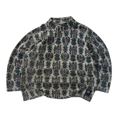Soliver Vintage Pattern Fleece OverShirt