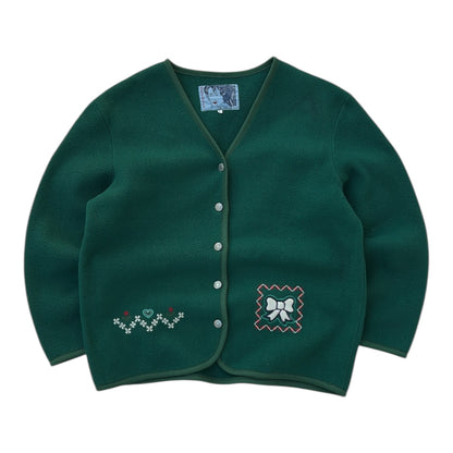 Best Blue Fleece Button-Up Jacket