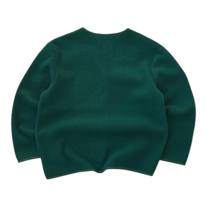 Best Blue Fleece Button-Up Jacket