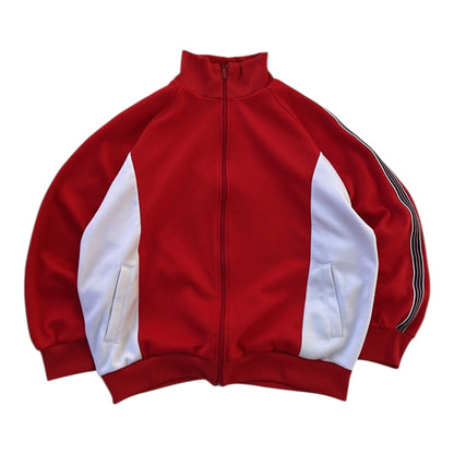 Rex x White Full Zip Jacket With Sleeve Tripple Lining Detail