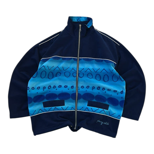 Young Wave Micro Fleece Blue Full Zip Adjustable Jacket