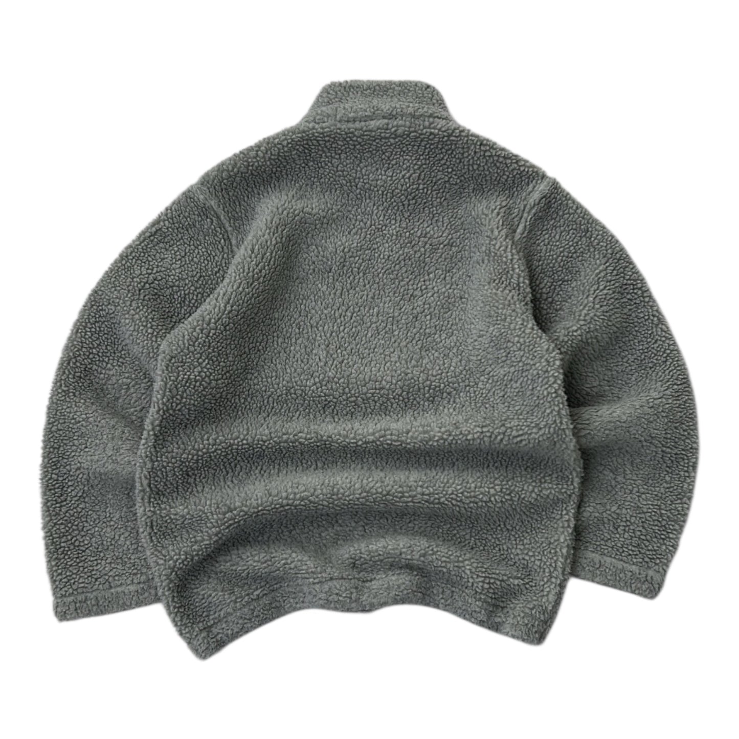 Napapijri Grey Fuzzy 1/4 Zip Adjustable Fleece