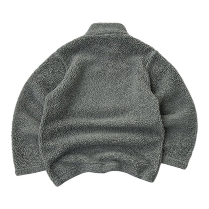 Napapijri Grey Fuzzy 1/4 Zip Adjustable Fleece
