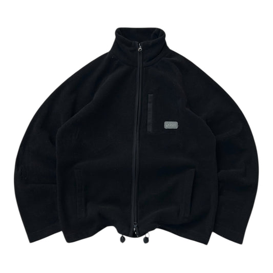 Asics Black Full Zip Adjustable Fleece Jacket