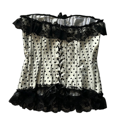 Polka Dot Corset Top