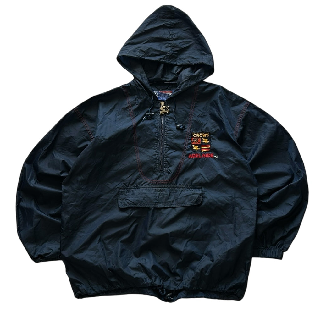 Starter Vintage 1/4 Zip Hooded Windbreaker Overshirt