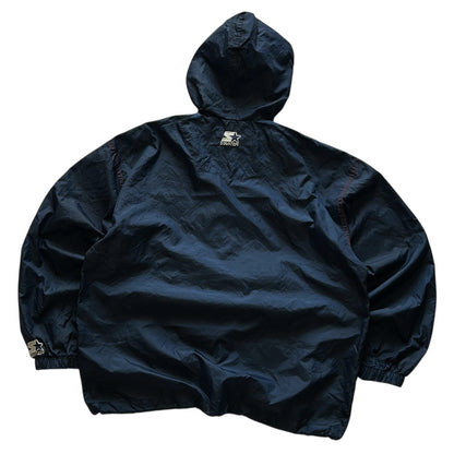Starter Vintage 1/4 Zip Hooded Windbreaker Overshirt