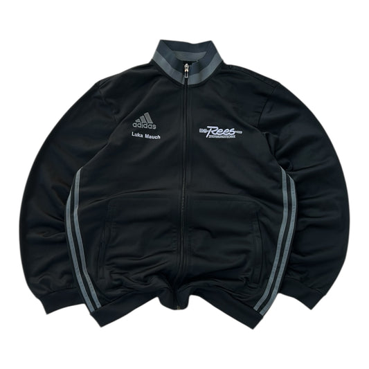 Adidas Black x Grey Track Full Zip Jacket