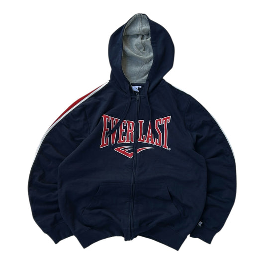 Everlast Navy Full Zip Hooded Jacket