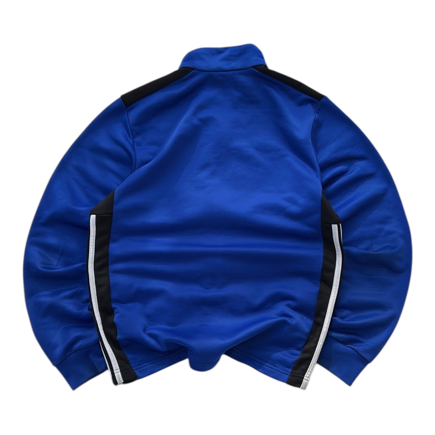 Adidas Three Stripe Blue Track Full Zip Jacket