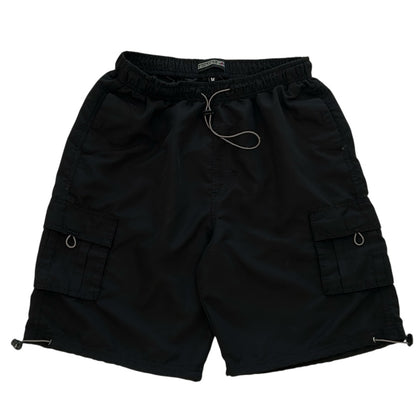 Parachute Cargo Shorts With Adjustable Waist