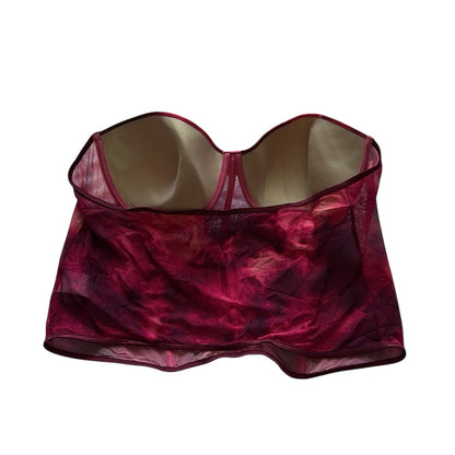 Mesh Strapless Corset Top