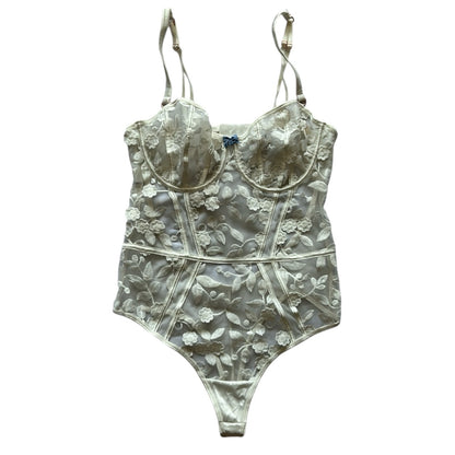 Lace Corset Cami Bodysuit (Adjustable strap)