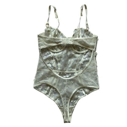 Lace Corset Cami Bodysuit (Adjustable strap)