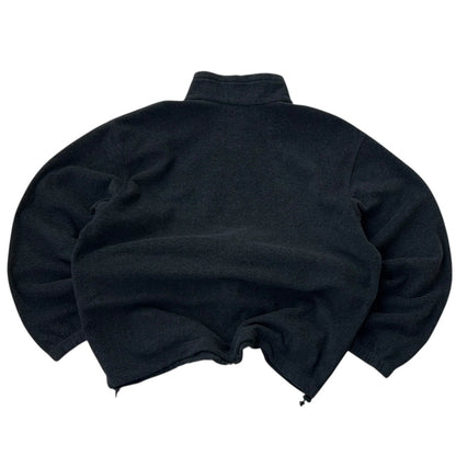 Columbia embroidered logo graphic dark grey adjustable full zip fleece