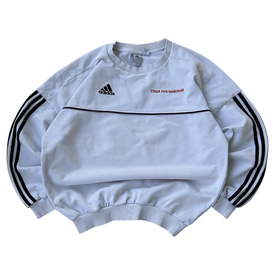 White Sweatshirt Adidas × Gosha Rubchinskiy